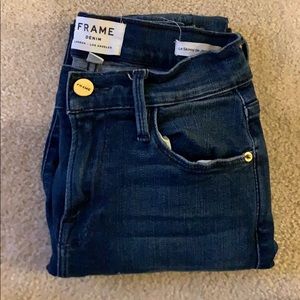 Frame Denim Skinny Jean crop